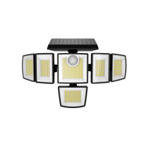 China 4 Head Solar Wall Light 8W Solar Sensor Wall Lamp 800 Lumen For Garden on sale