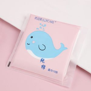 Soft and comfortable multifunctional dry and wet facial cotton tissue for travel