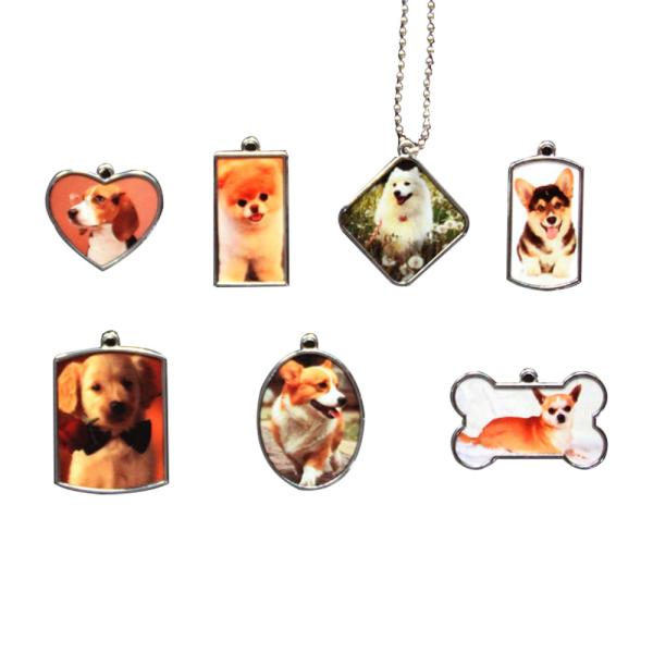 Personalized Double Sided Metal Sublimation Dog Tags For Sublimation Photos