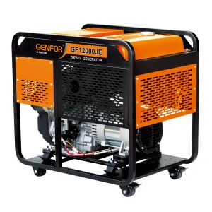 Single Cylinder Open Type Diesel Engine Generator 12KW Max Power Highly Durable