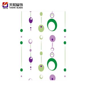 Tissue breathable zebra fabric rolling window curtain