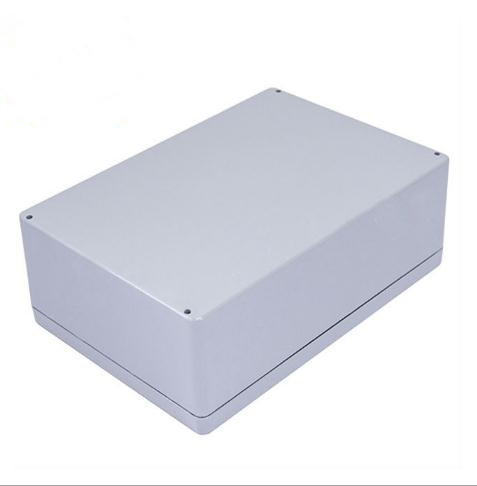 Dustproof metal IP66 customized pcb enclosure aluminum junction box switch box grey 340*235*95 mm