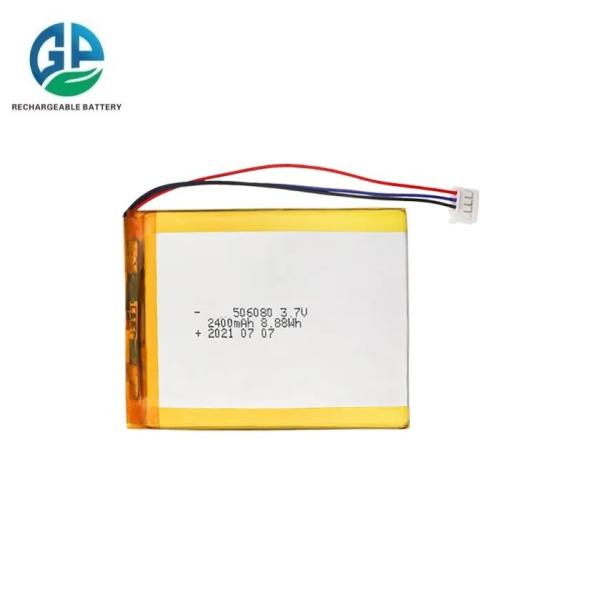 Lithium Polymer Battery Pack 8.8wh 506080 3.7V 2400mAh Beauty Instrument Mobile