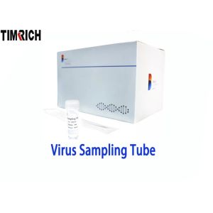 Covid 19 Virus Sampling Tube Set Wipe Mouth / Nose With MSDS CE Certification