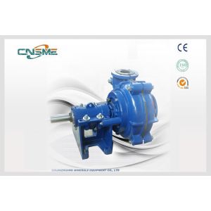Horizontal Range Rubber Centrifugal Slurry Pump For Sludge Handling Pumping