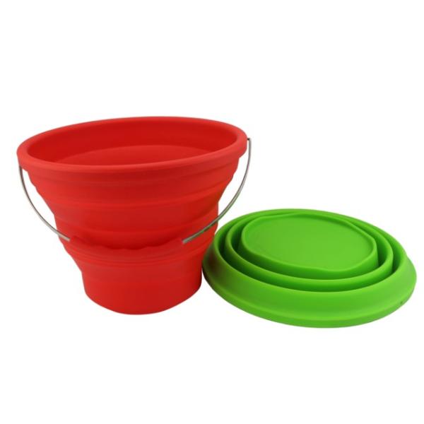 silicone bucket ,silicone foldable bucket