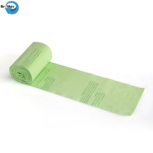 100%Biodegradable Compostable Garbage Bags Trash Bags with Bpi Certificate