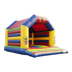 Circus Indoor Inflatable Bounce House Jumper High Durability Plato PVC Material
