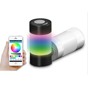 Bluetooth Speaker Night Light Smart Touch Control LED Color Changing Mood Light