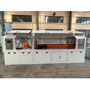 1180mm Plastic Wire Pipe Cable Pipe Extruder With Conical Twin Screw Extruder