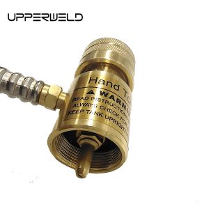 Brazing MAPP Torch Propane Turbo Heating Torch for Refrigeration HVAC Black