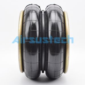 China W01-M58-6109 Double Convoluted Air Bags 3/4 BSP Rubber Air Spring For Trucks on sale