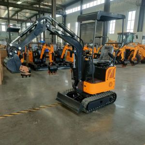 Small Scale Construction Mini Digger One Ton Mini Excavator Adjustable Speed