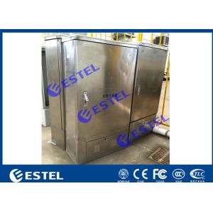 Cheap Stainless Steel IP65 Fiber Optical Cable Cabinet Floor Mount With Front Access for sale
