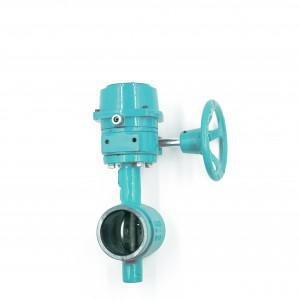 China Factory Price Ductile Iron Grooved Water Manual Butterfly Valve on sale