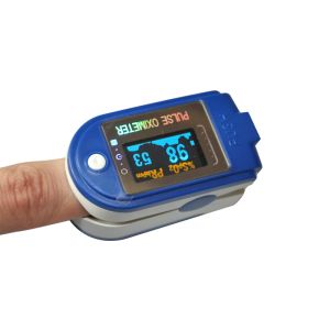 Portable Home Fingertip Pulse Oximeters In Black , Wireless BF Type
