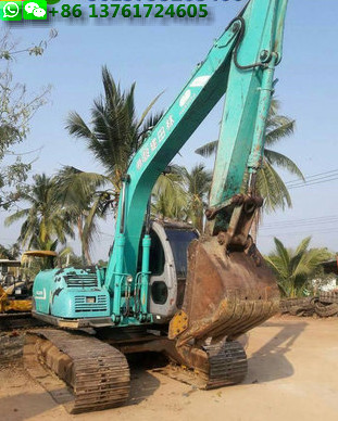 Sk120-5 Used Kobelco Excavator Second Hand Kobelco Excavators 4 Cylinder