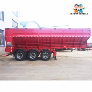 Used To Delivery Coal Heavy Duty V - Type Self - Propelled Dumping Trailer 60T 3