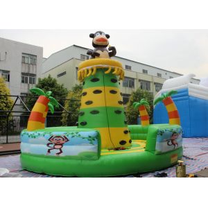 Commercial Grade Inflatable Rock Climbing Wall / Monkey Jungle Inflatable