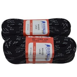 Colorful Flat Waxed Ice Hockey Laces Waterproof Custom Paper Roll Packed