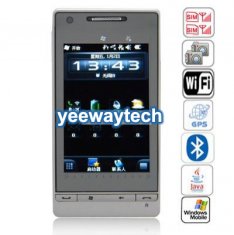 T5388 Quad Band Dual Cards Dual Cameras WiFi GPS Bluetooth Java 3.2 - inch Touch