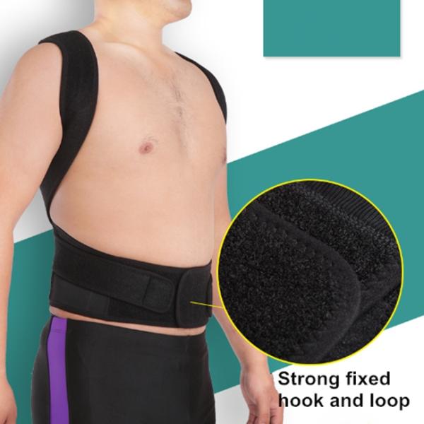 Black Correct Posture Breathable Supporting Waist Support Belt Unisex Waist And Back Support