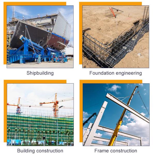 High Quality S355JR S355 Q235 Carbon Steel H-Section Beam for Building