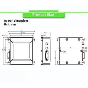 UNIVO UBTM207 Navigation Inertial Navigation System with Stable Attitude and
