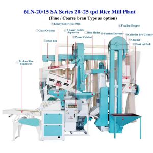 Advanced design 500kg per hour rice mill and crusher combined machine with low
