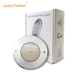 IP68 Fully Sealed Waterproof Single Color 160*7.5mm Ultra Slim Pool Submersible