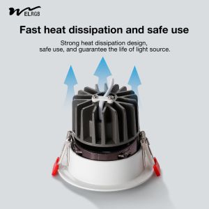 6-20 watts Light source power Anti Glare LED Spotlight for Corridor and Living