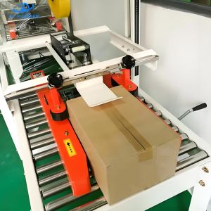 Flexible Operation Automatic Box Sealing Machine With Stainless Steel Constructi