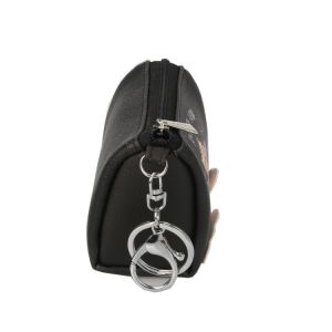 ISO9001 BM Zippered Coin Purse Mini Customized Pu Dismountaintable Strap