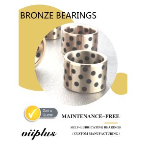 Graphite Plugged Solid Lubricant Bearings Extremely High Load Capacity