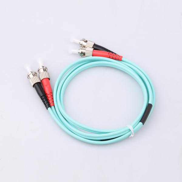 OM4 St To St Fiber Patch Cable Duplex OFNR PVC LSZH 3.0mm