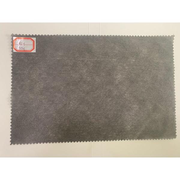 Quality 30g Polyester Spunlaced Non-Woven Fabric Gray For Artificial Leather Substrate. wholesale