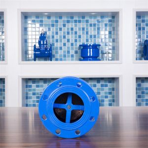 Cheap Flanged Cast Iron Silent Check Valve Muffler DN100 QT400 Industrial Water for sale