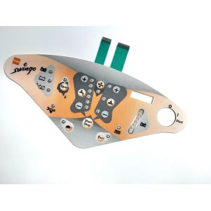 3M Rear Adhesive Waterproof Keypad Dome Switch With Gradient Printing