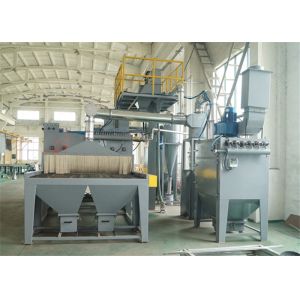 Conveyor Auto Blasting Machine For Cleaning Aluminum Plates 1 Year Warranty