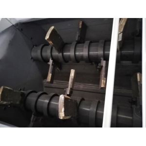 Clay brick making plant mixing equipment capacity 120 tons per hour double shaft