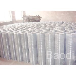 14 Gauge Galvanised Welded Mesh Rolls , Mines Welded Stainless Steel Wire Mesh