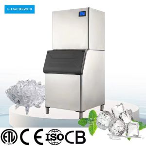 Cheap Easy to Operate LZ-400 180kg Daily Ice Cube Maker Machine with 120kg Ice Storage Sale for sale
