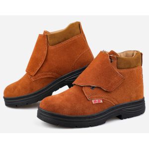 SGS Anti Puncture Cowhide SB Welding Work Safety Boots