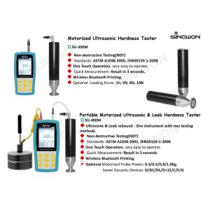 Motorised NDT Leeb Ultrasonic Portable Hardness Tester Durometer Small Size