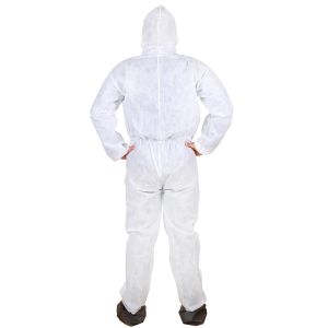 Non Woven OEM Pp Industrial Polyethylene Disposable Coveralls Dust Proof