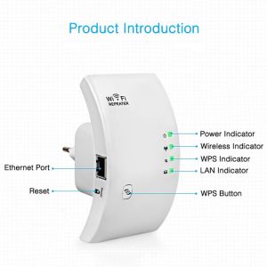 New Mini Wireless WIFI Repeater 300Mbps Wifi Extender Signal Long Range