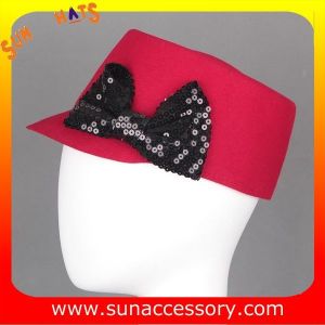 8970346 Sun Accessory customized winner fashion 100% wool felt cadet newsboy