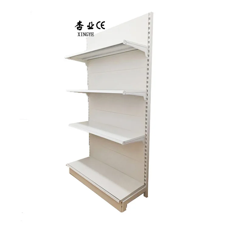 Factory Custom size color retail store shelving supermarket shelving white pharmacy shelving