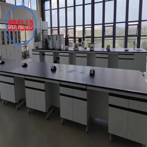 Multi Purpose Chemistry Lab Workbench With Multiple Cabinets DTC105 DEG Hinges