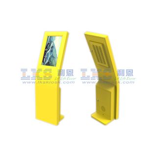 Multi Color Interactive Touch Screen Information Kiosk Outstanding Self Service